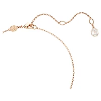Constella pendant, Pavé, Round cut, White, Rose gold-tone plated by SWAROVSKI