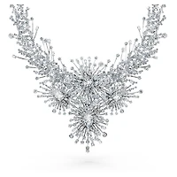 Galaxy necklace, Lab-grown diamonds 156.62 ct tw, Mixed shapes, 18K white gold by SWAROVSKI