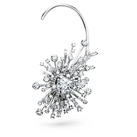 Galaxy earrings, Lab-grown diamonds 14.67 ct tw, Mixed shapes, 18K white gold by SWAROVSKI