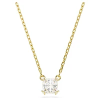 Stilla Attract pendant, Square cut, White