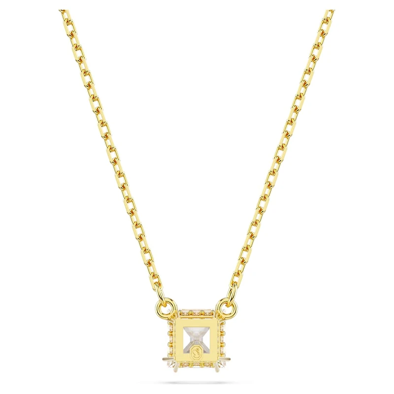 Stilla Attract pendant, Square cut, White