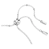 Matrix bracelet, Mixed cuts, Green, Rhodium plated by SWAROVSKI