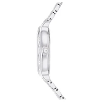 Imber watch, Swiss Made, Metal bracelet, Silver tone, Stainless Steel by SWAROVSKI