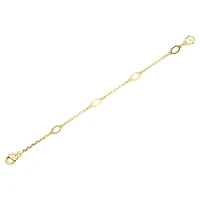 Imber extender, White, Gold-tone plated by SWAROVSKI