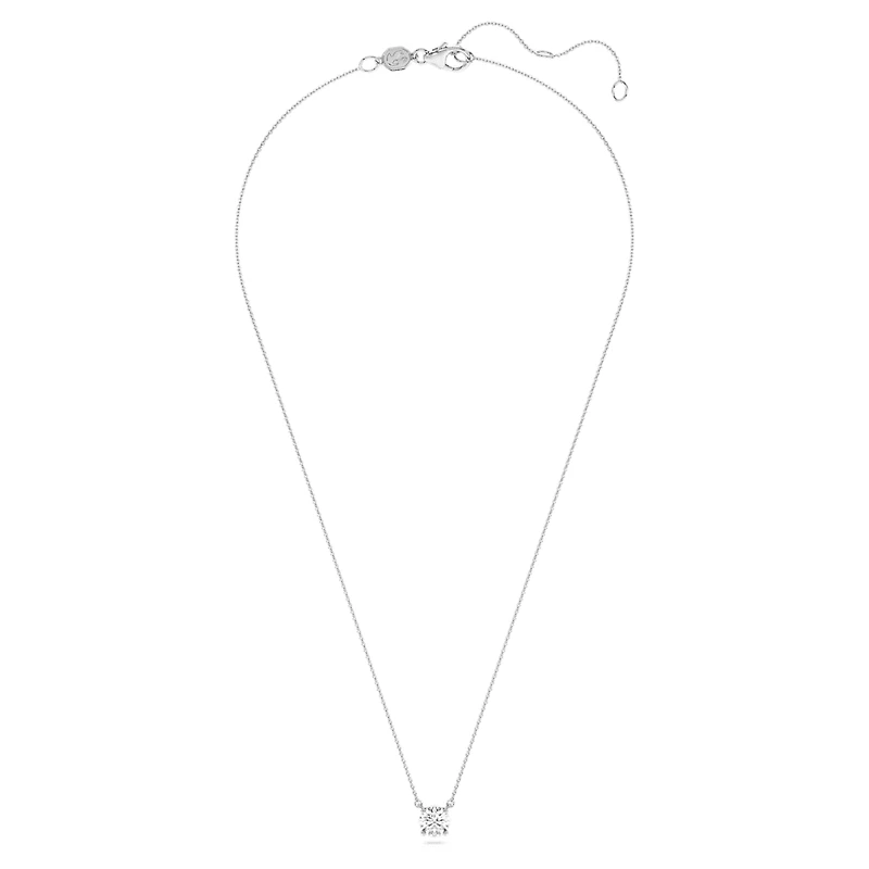 Eternity solitaire pendant, Lab-grown diamonds 1 ct tw, Round shape