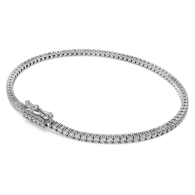 Eternity Tennis bracelet, Lab-grown diamonds ct tw, Round shape