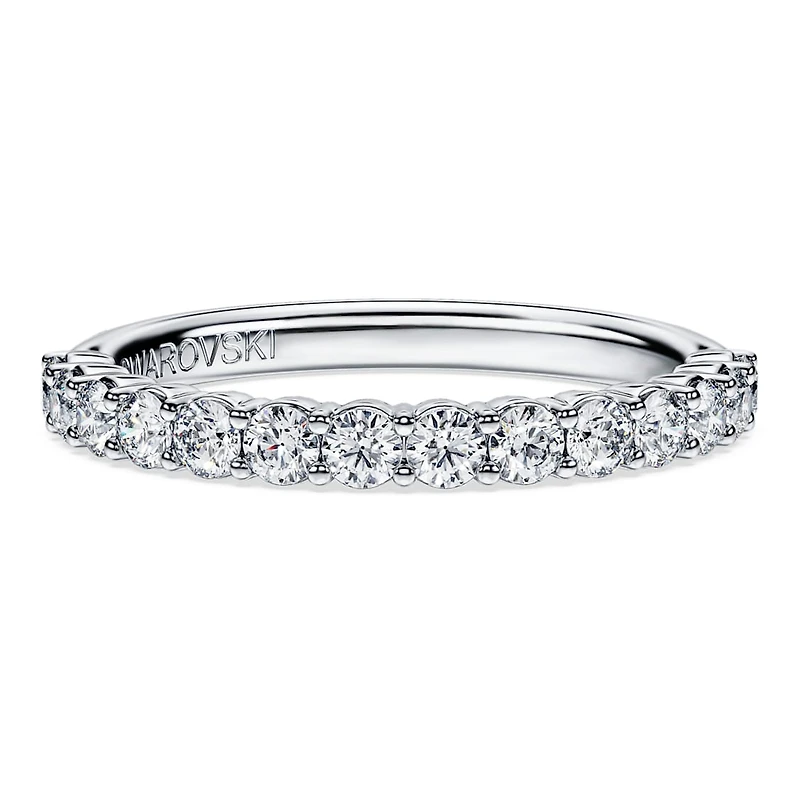 Eternity band ring, Lab-grown diamonds ct tw, Round shape