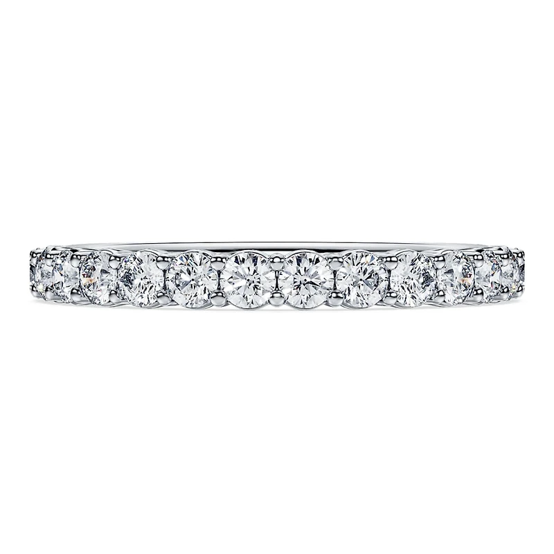 Eternity band ring, Lab-grown diamonds ct tw, Round shape