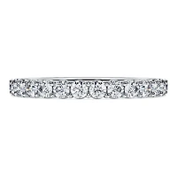Eternity band ring, Lab-grown diamonds ct tw, Round shape