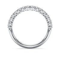 Eternity band ring, Lab-grown diamonds ct tw, Round shape