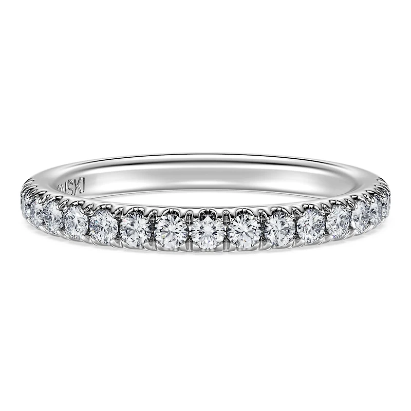 Eternity band ring, Lab-grown diamonds ct tw, Round shape