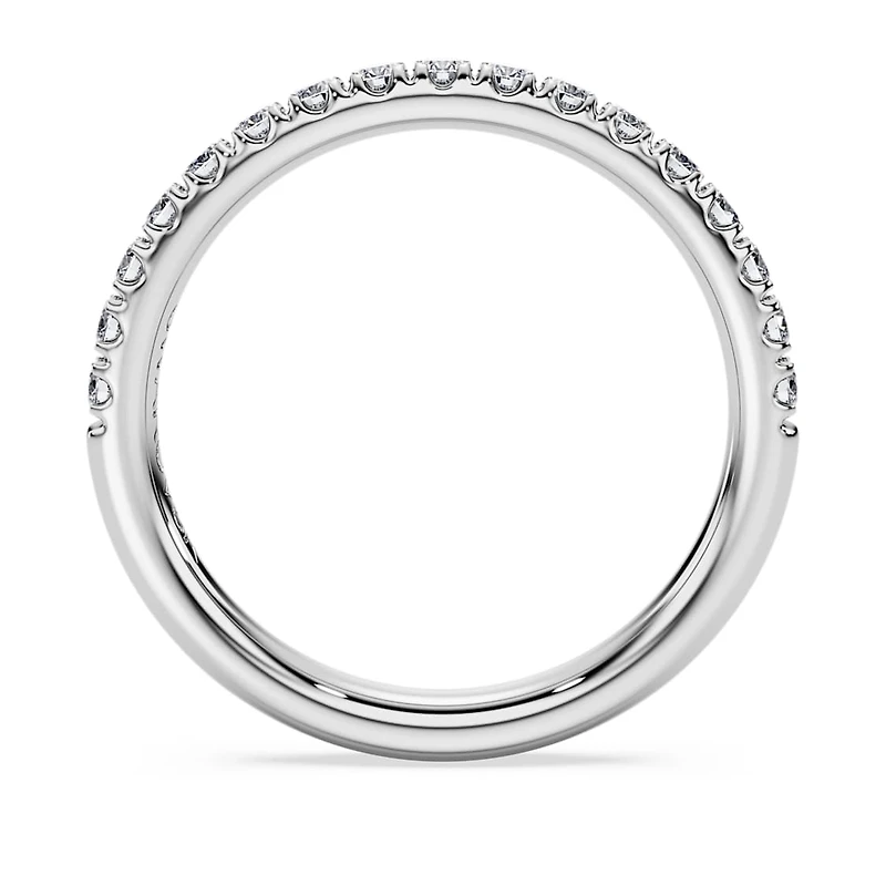 Eternity band ring, Lab-grown diamonds ct tw, Round shape