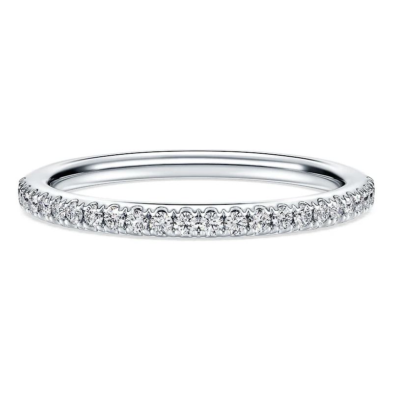 Eternity band ring, Lab-grown diamonds ct tw, Round shape