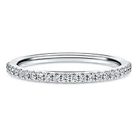 Eternity band ring, Lab-grown diamonds ct tw, Round shape