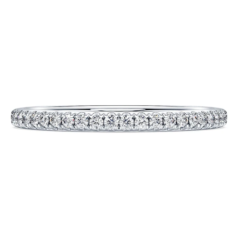 Eternity band ring, Lab-grown diamonds ct tw, Round shape