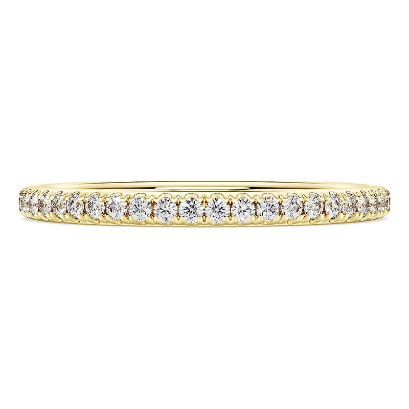 Eternity band ring, Lab-grown diamonds ct tw, Round shape