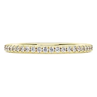 Eternity band ring, Lab-grown diamonds ct tw, Round shape