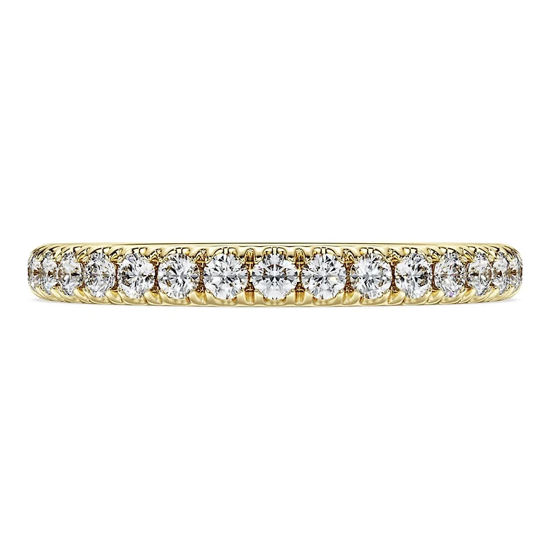Eternity band ring, Lab-grown diamonds ct tw, Round shape
