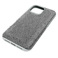 High smartphone case, iPhone® 16 Pro Max, Silver Tone by SWAROVSKI