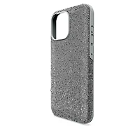 High smartphone case, iPhone® 16 Pro Max, Silver Tone by SWAROVSKI