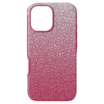 High smartphone case, Color gradient, iPhone® 16, Pink by SWAROVSKI