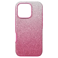 High smartphone case, Color gradient, iPhone® 16 Pro, Pink by SWAROVSKI