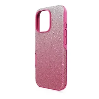 High smartphone case, Colour gradient, iPhone® 16 Pro, Pink by SWAROVSKI