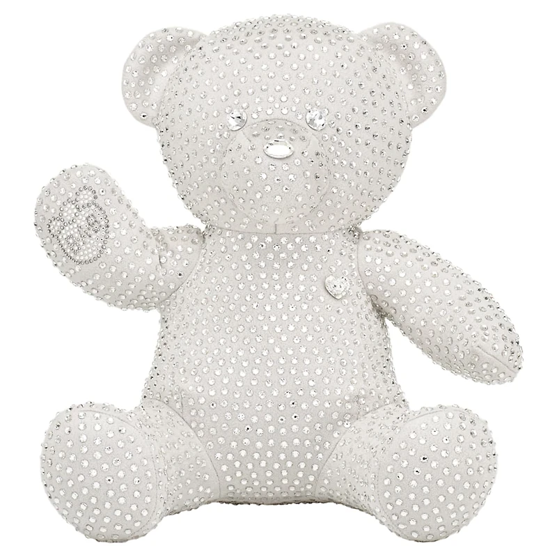 Build-A-Bear, Limited edition, Fully encrusted collectible featuring Swarovski® crystals, Teddy bear, Gray by SWAROVSKI
