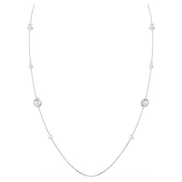 Snake strandage, Crystal pearl, Mixed cuts, Year of the Snake, White, Rhodium plated by SWAROVSKI