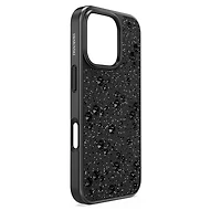 High smartphone case, Scattered design, iPhone® 16 Pro, Black by SWAROVSKI