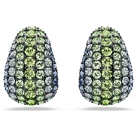 Sublima drop earrings, Round cut, Small, Multicoloured, Ruthenium plated by SWAROVSKI