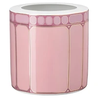 Signum vase, Porcelain, Wide, Pink by SWAROVSKI