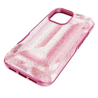 High smartphone case, Crystal print motif, iPhone® 16, Pink by SWAROVSKI