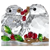 Idyllia Bird Couple and Berries by SWAROVSKI