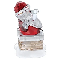 Holiday Cheers Santa Claus and Chimney by SWAROVSKI