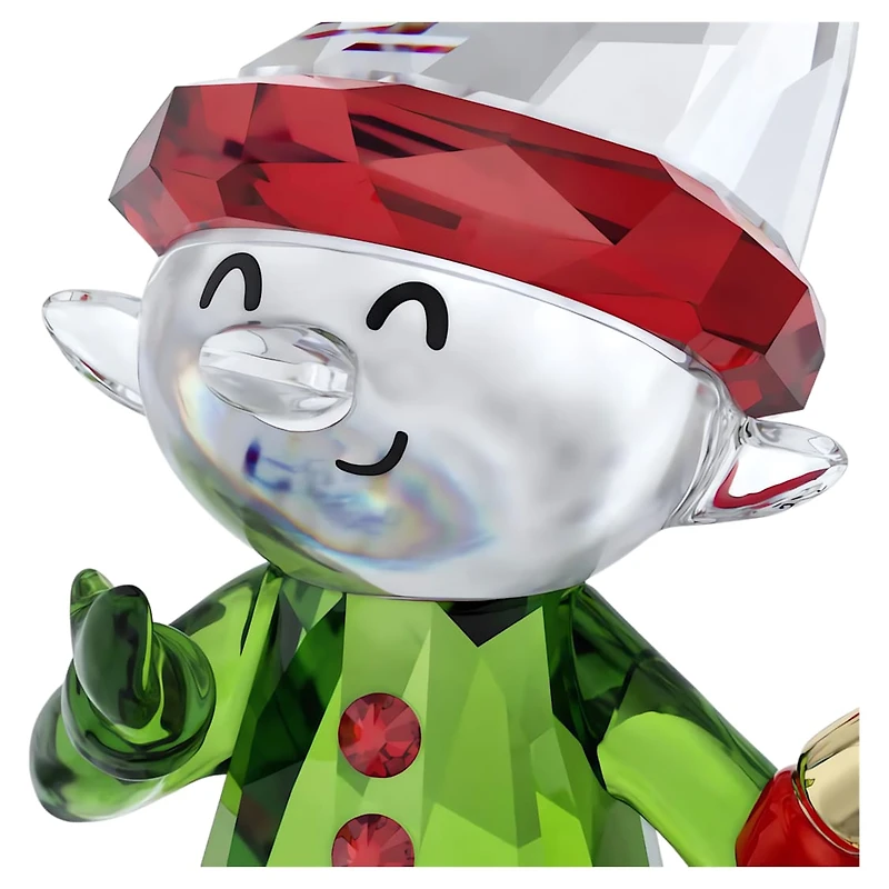 Holiday Cheers Dulcis Elf and Candy Cane by SWAROVSKI