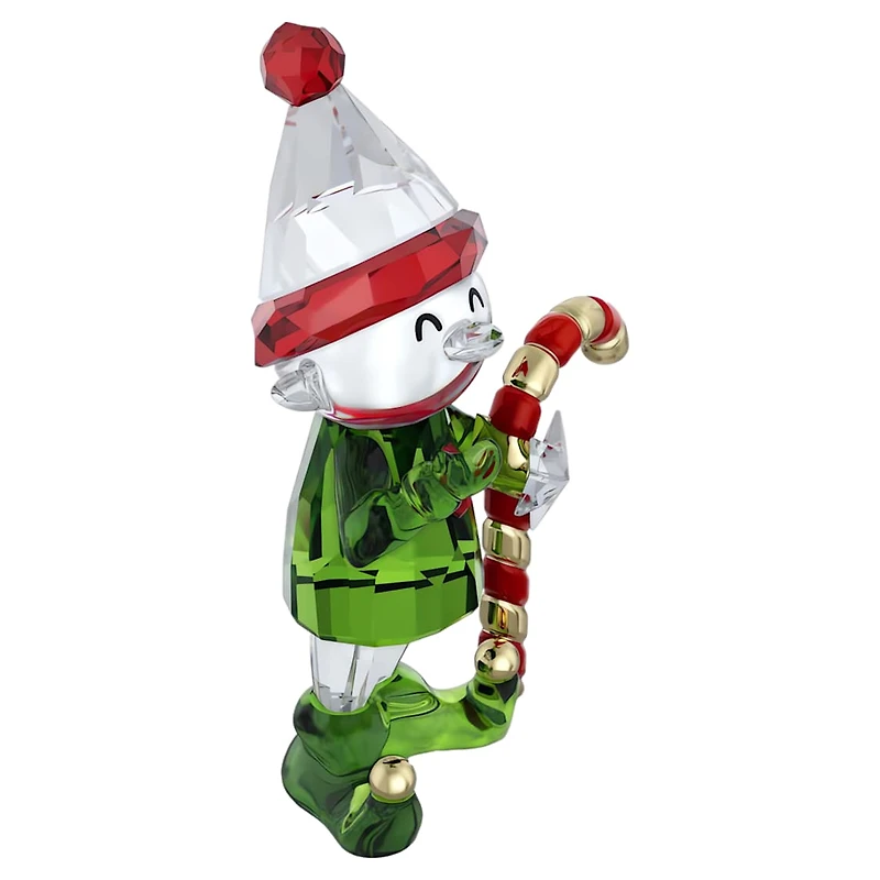 Holiday Cheers Dulcis Elf and Candy Cane by SWAROVSKI