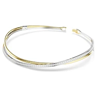 Hyperbola choker, Round cut, White, Mixed metal finish by SWAROVSKI