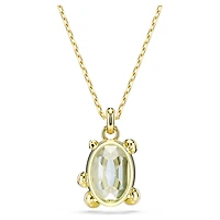 Gema pendant, Mixed cuts, Multicoloured, Gold-tone plated by SWAROVSKI