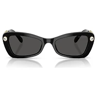 Sunglasses, Butterfly shape, SK6033, Black by SWAROVSKI