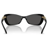 Sunglasses, Butterfly shape, SK6033, Black by SWAROVSKI
