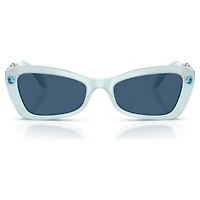 Sunglasses, Butterfly shape, SK6033, Blue by SWAROVSKI
