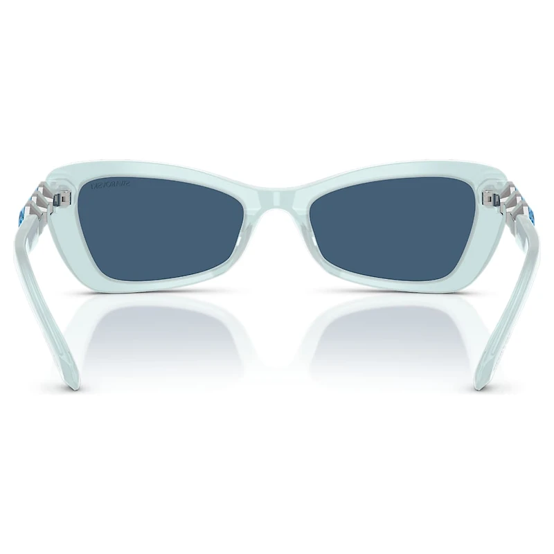 Sunglasses, Butterfly shape, SK6033, Blue by SWAROVSKI