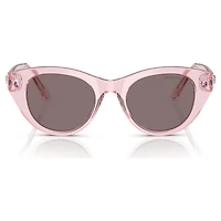 Sunglasses, Round shape, SK6025, Pink by SWAROVSKI