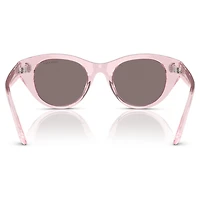 Sunglasses, Round shape, SK6025, Pink by SWAROVSKI