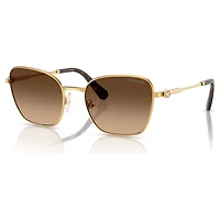 Sunglasses, Square shape, SK7029, Gold tone by SWAROVSKI