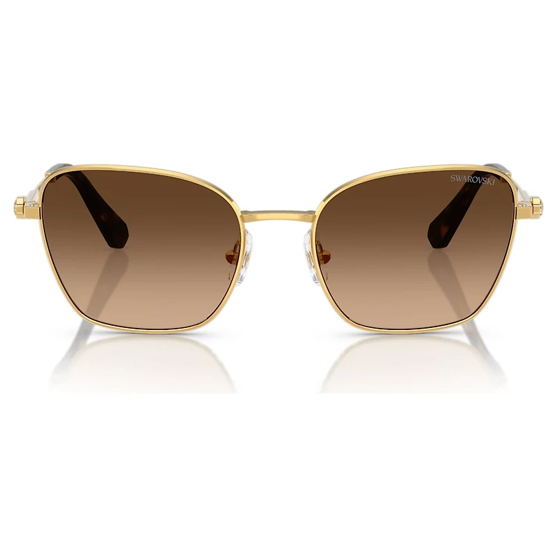 Sunglasses, Square shape, SK7029, Gold tone by SWAROVSKI