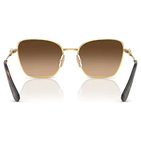 Sunglasses, Square shape, SK7029, Gold tone by SWAROVSKI
