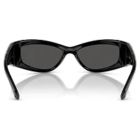 Sunglasses, Mask shape, SK6027, Black by SWAROVSKI
