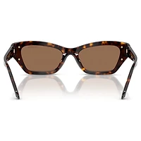 Sunglasses, Cat-Eye shape, SK6029, Brown by SWAROVSKI